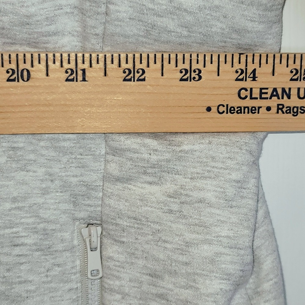 Three Dots Knit Puffer Jacket Full Zip Womens Sz XL Oatmeal‎ Cream Zip Pockets - Picture 14 of 15